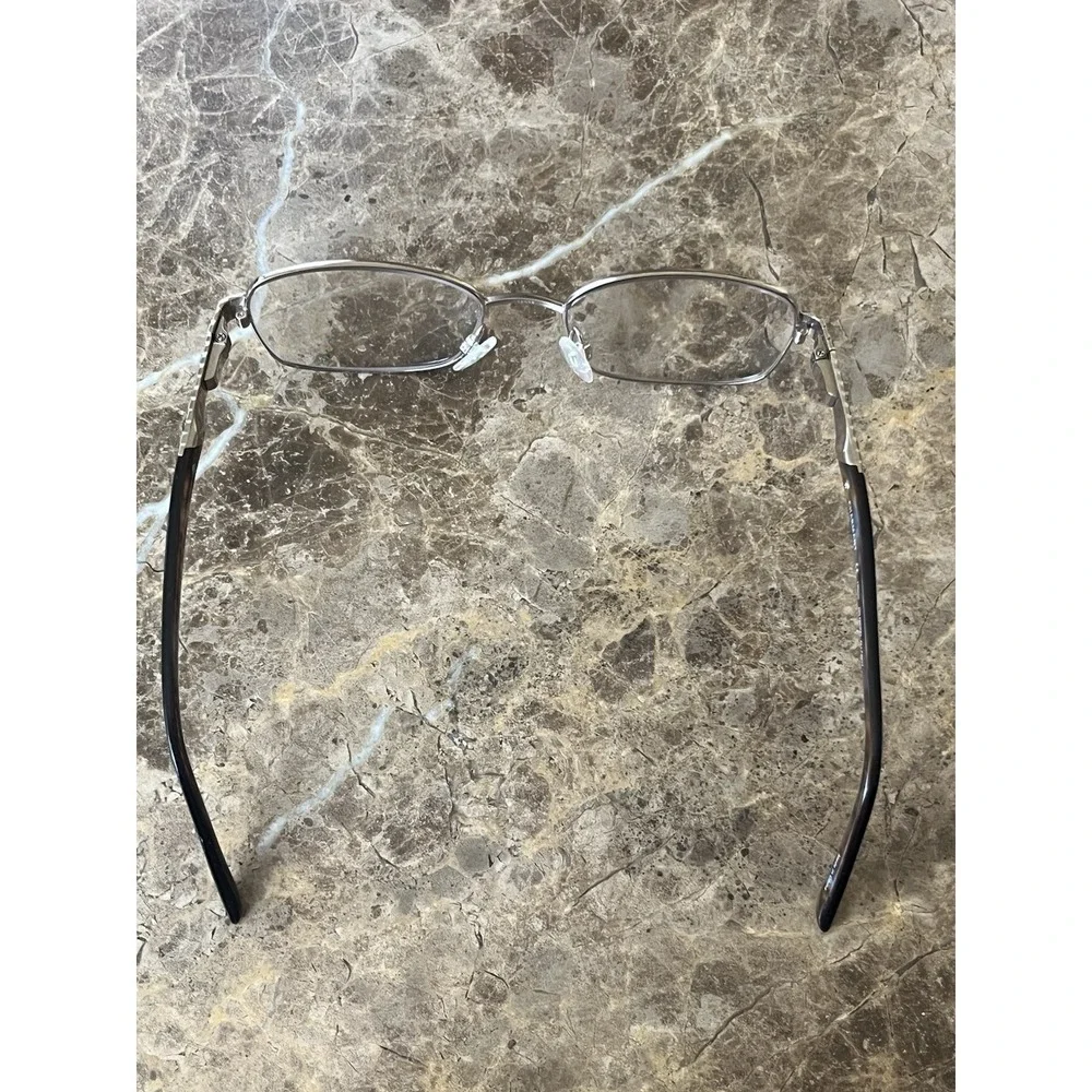 CHARMANT CH12112 BK Black Titanium Rectangular Womens Eyeglasses 52-18-135